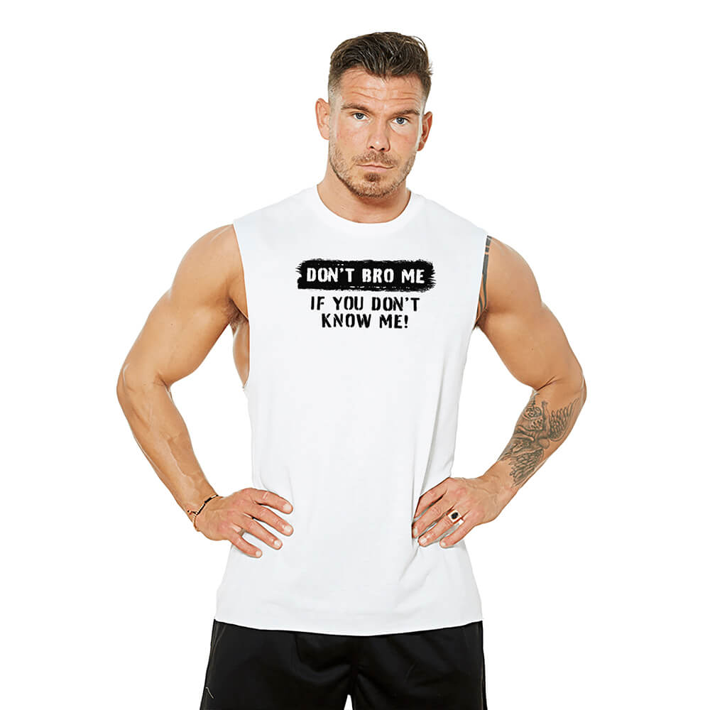 Don't Bro Me SL Tee - White