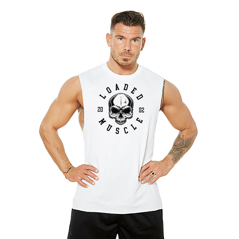 Loaded Skull SL Tee - White