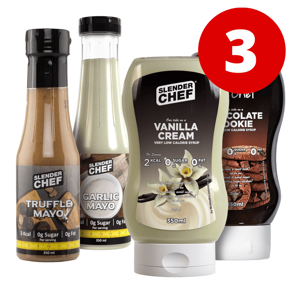 3 Mixed Slender Chef (Topping, Dressing & Sauce)