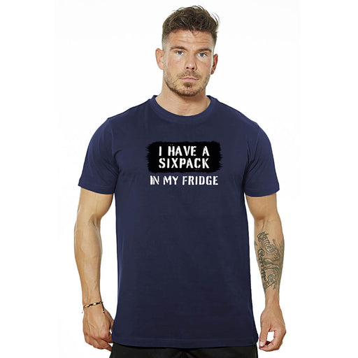I Have A Sixpack Tee - Navy