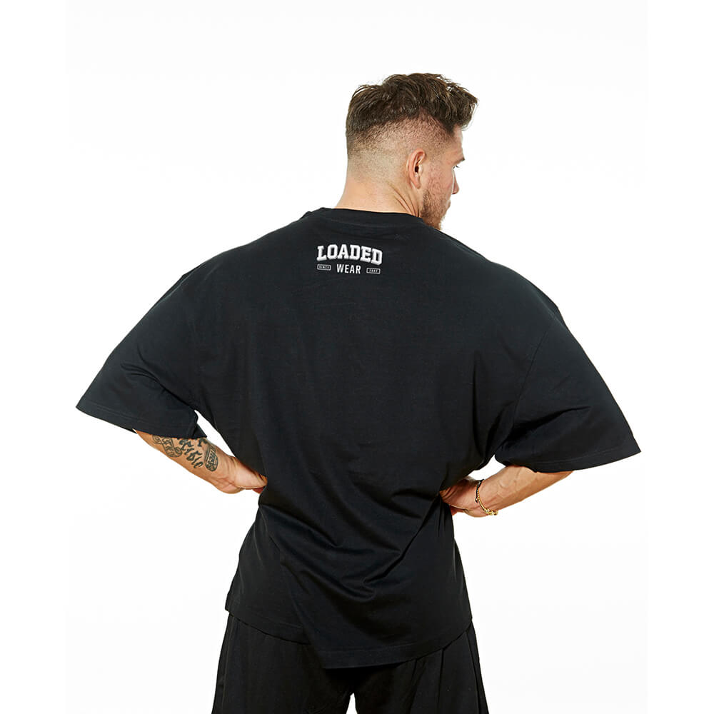 We Don't Give A Fuck Oversize Tee - Black