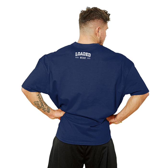 No Pain No Gain Oversize Tee - Navy