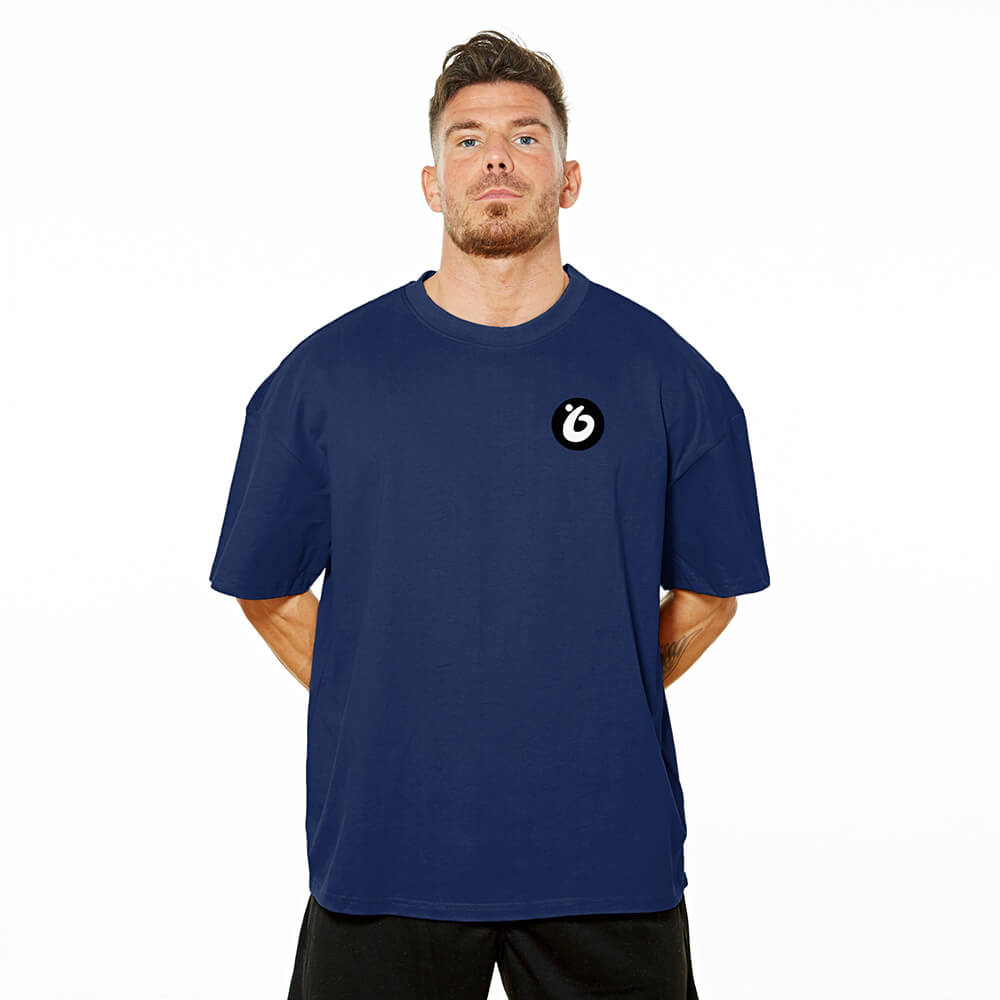 Loaded Favicon Oversize Tee - Navy