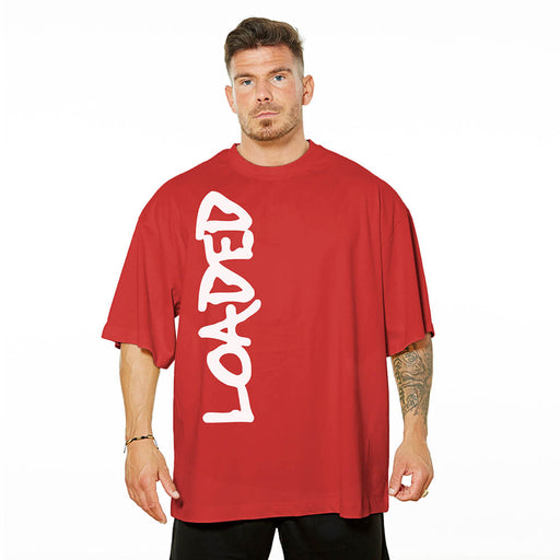 Loaded XL Logo Oversize Tee - Red