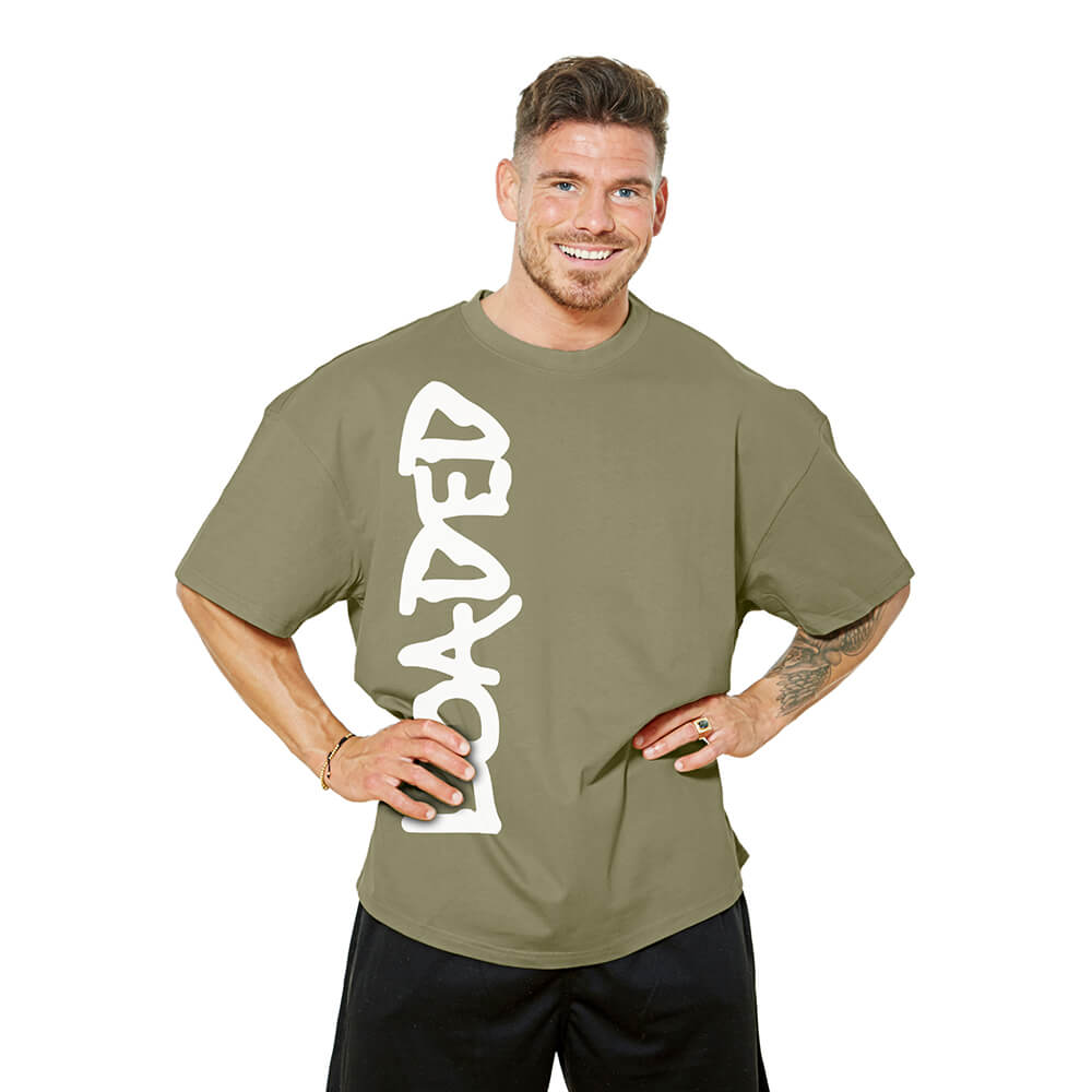 Loaded XL Logo Oversize Tee - Washed Green