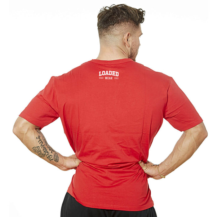 Loaded Barcode Tee - Red