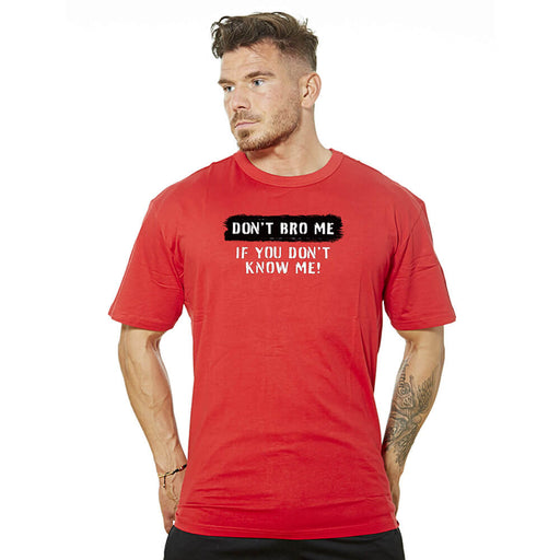 Don't Bro Me Tee - Red