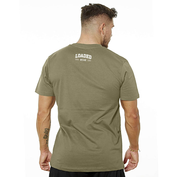 Loaded Barcode Tee - Washed Green