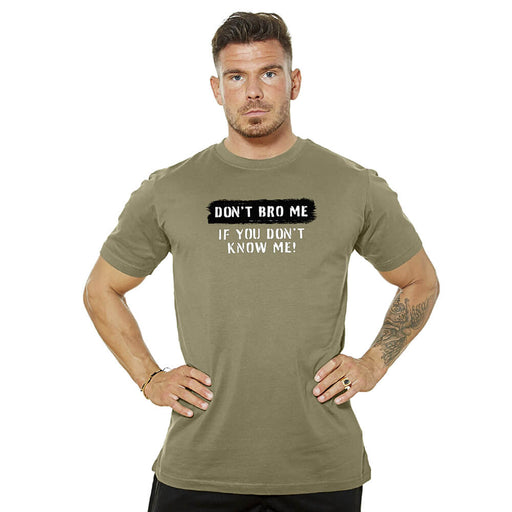 Don't Bro Me Tee - Washed Green
