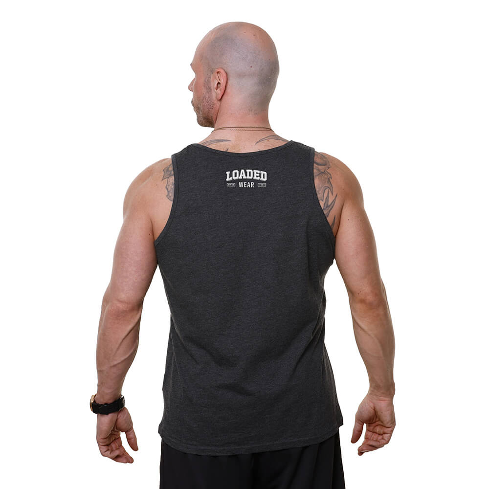 Loaded XL Logo Tank - Charcoal