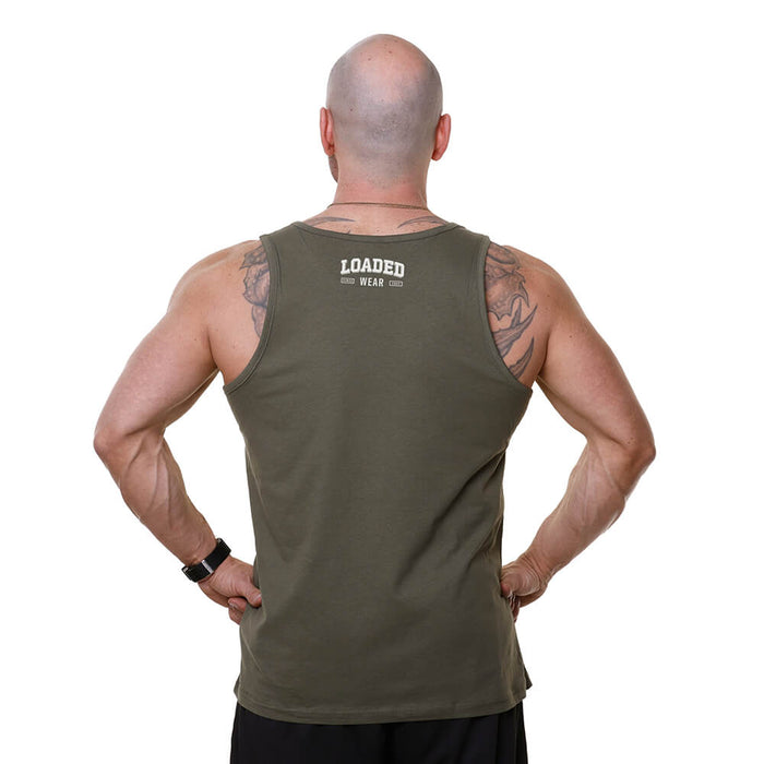 Loaded Favicon Tank - Washed Green
