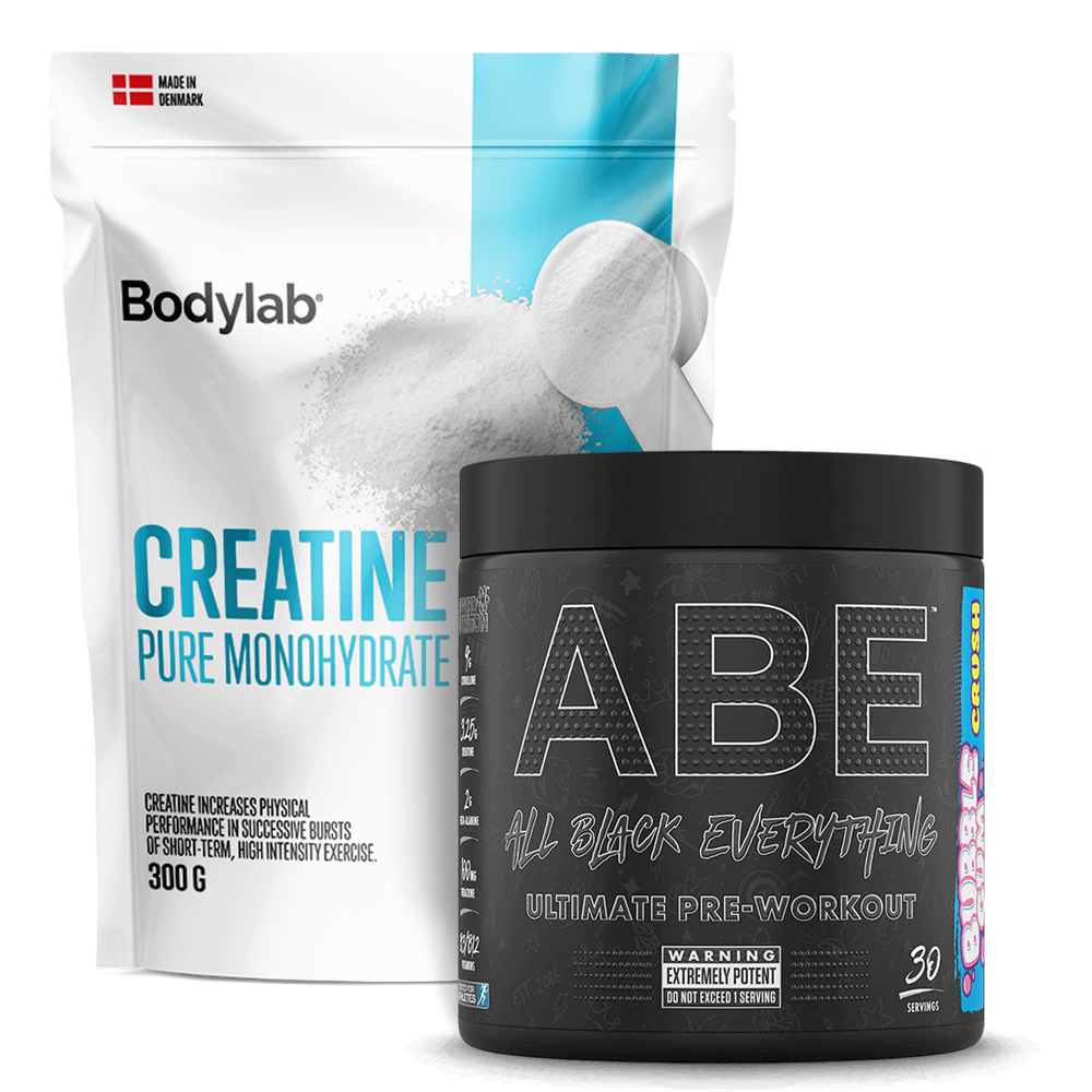 ABE All Black Everything Pre Workout 30 serv. + Creatine 300g.