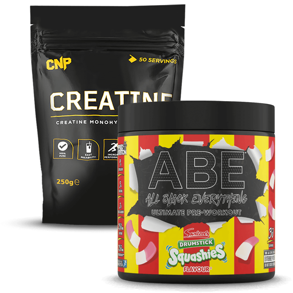 ABE All Black Everything Pre Workout 30 serv. + CNP Creatine 250g.