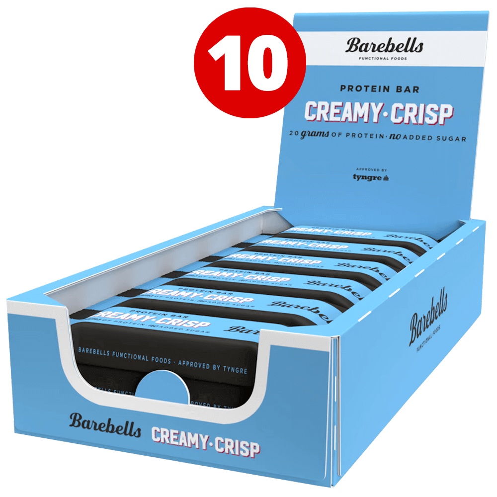 Barebells Protein Bar Creamy Crisp - 10x55g.