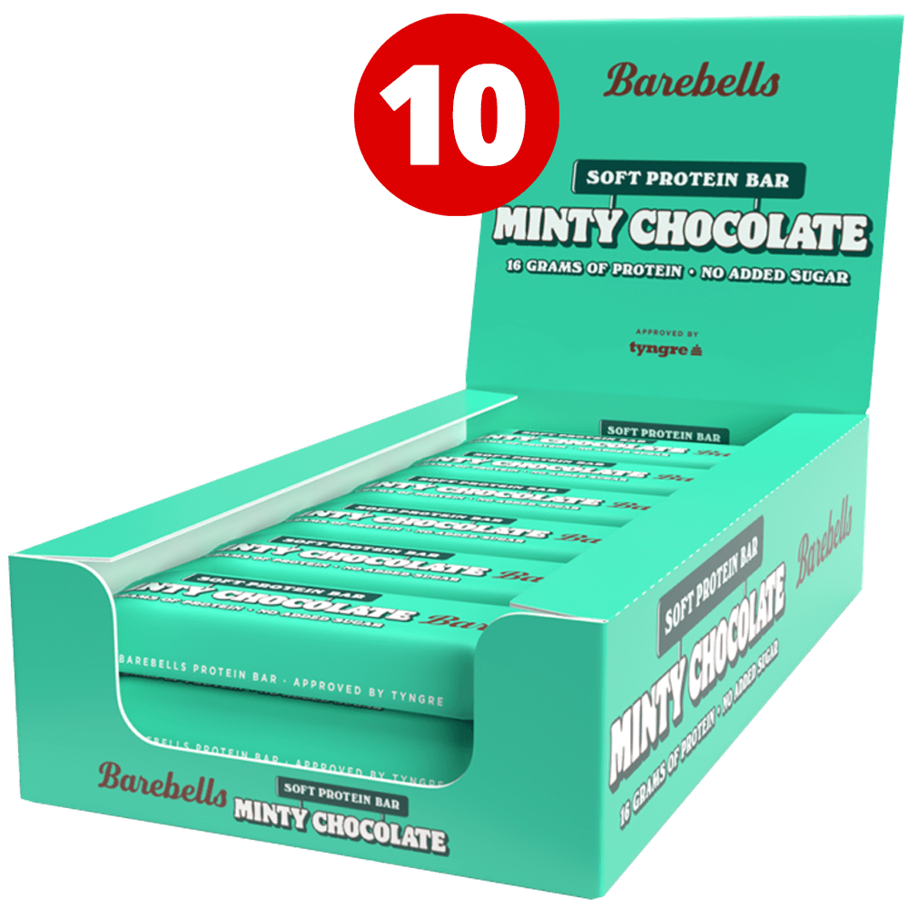 Barebells Soft Bar Minty Chocolate - 10x55g.