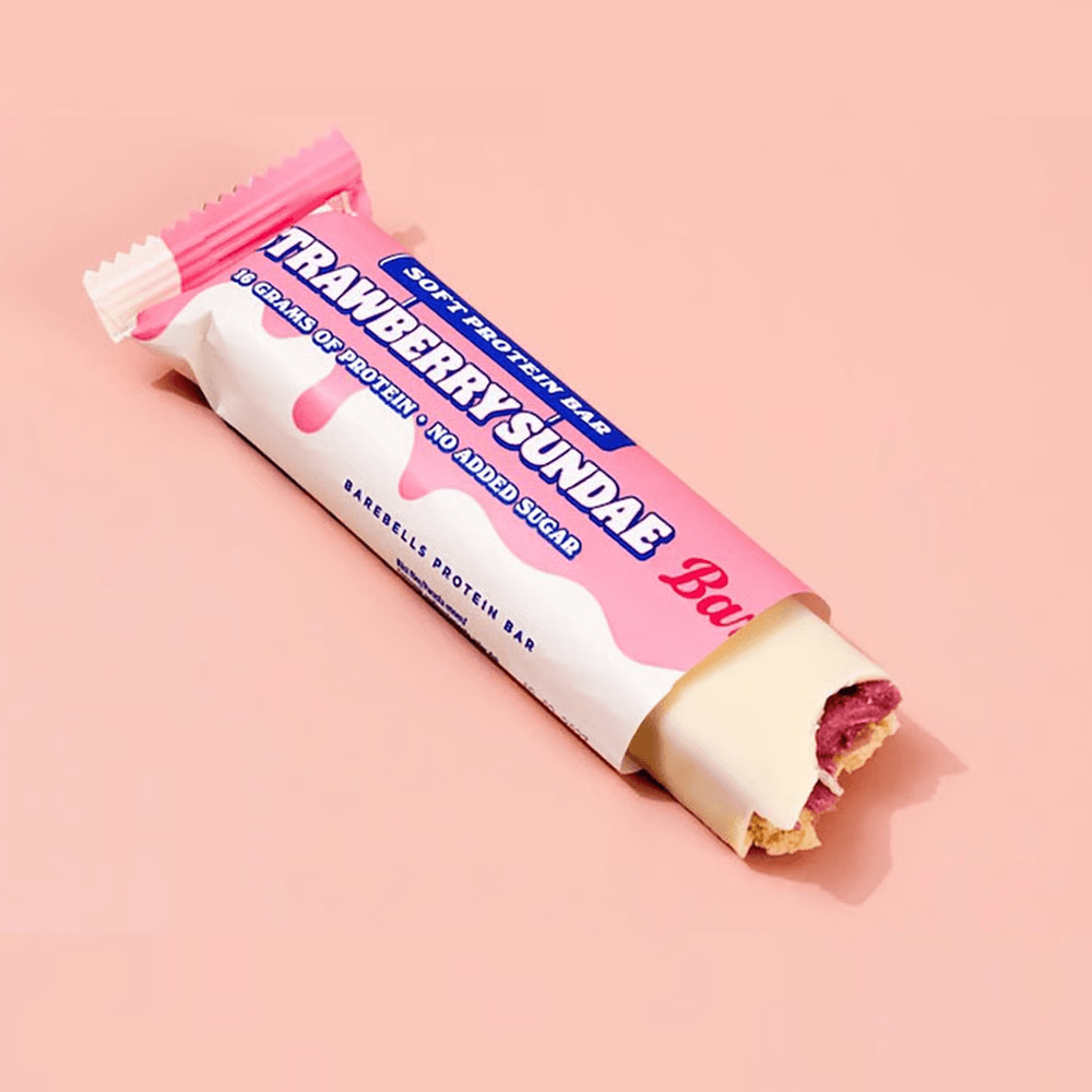 Barebells Soft Bar Strawberry Sundae - 10x55g.