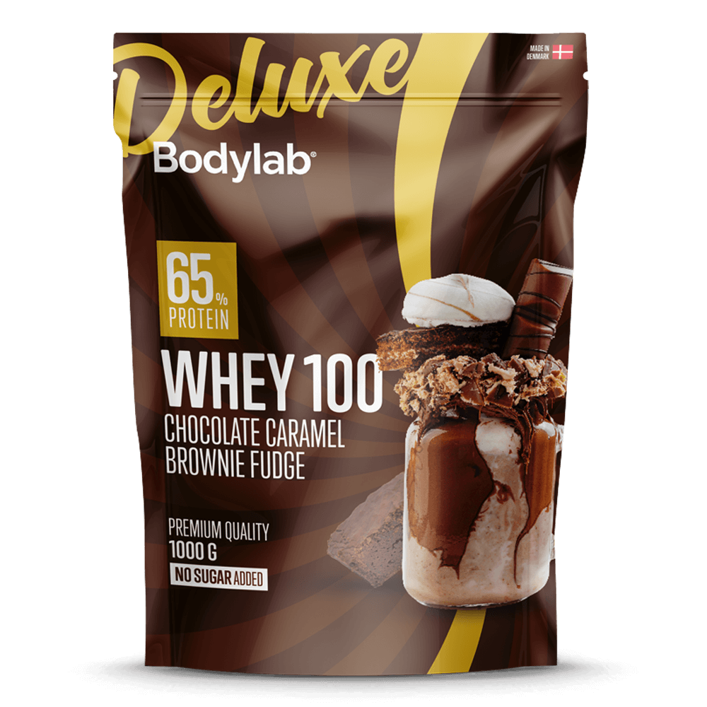 Whey 100 Deluxe Chocolate Caramel Brownie Fudge - 1000g.