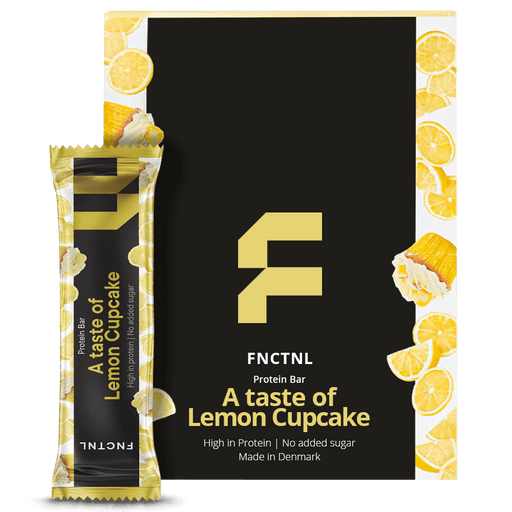 FNCTNL Protein Bar Lemon Cupcake - 12x55g.