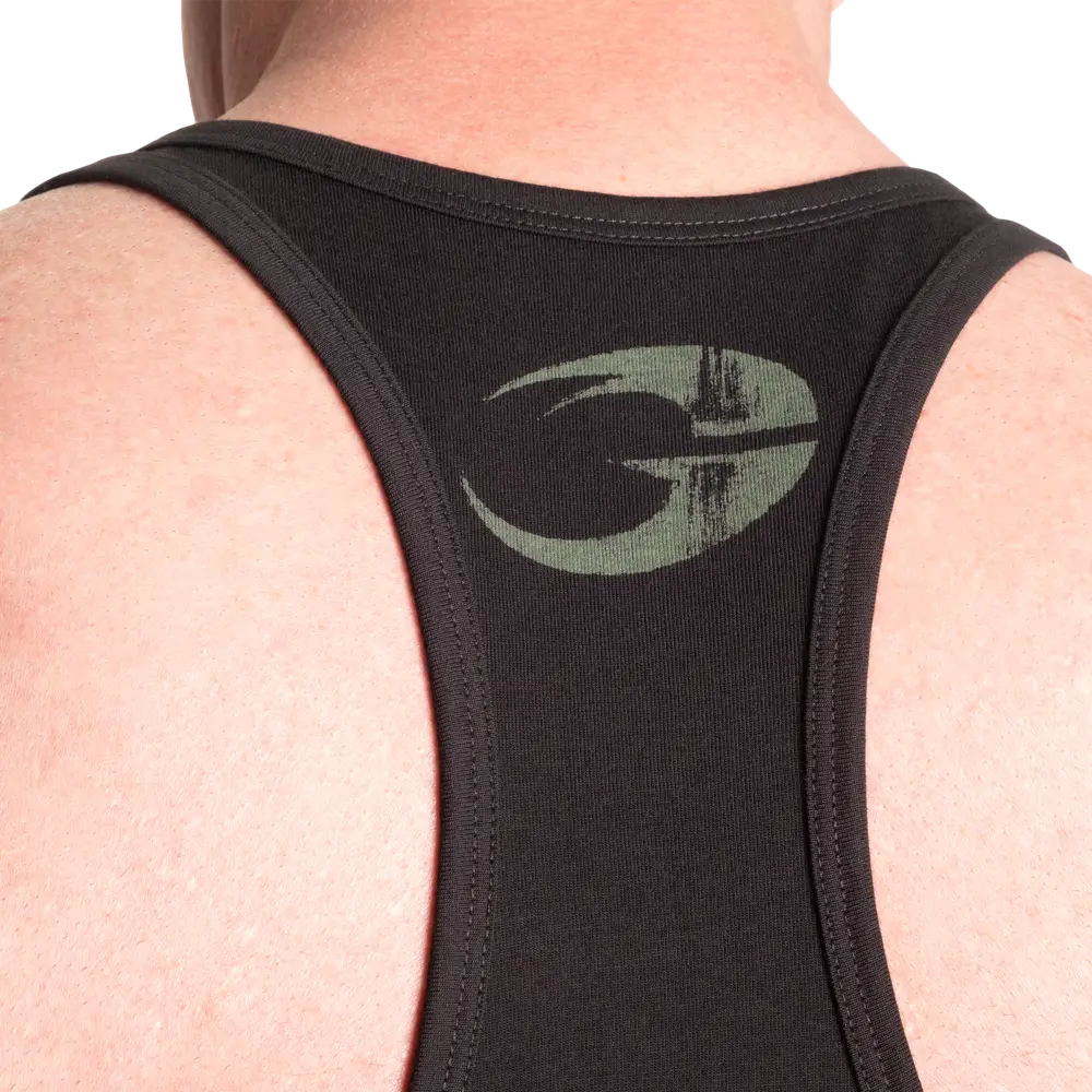 GASP Essential T-Back - Black/Green