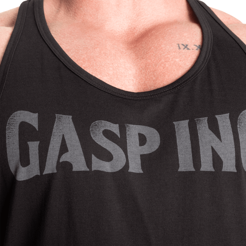 GASP Essential T-Back - Black/Grey