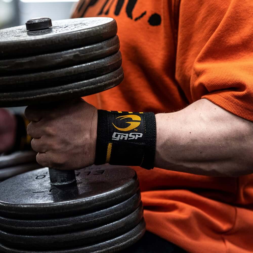 Hardcore Wrist Wraps - Black/Grey