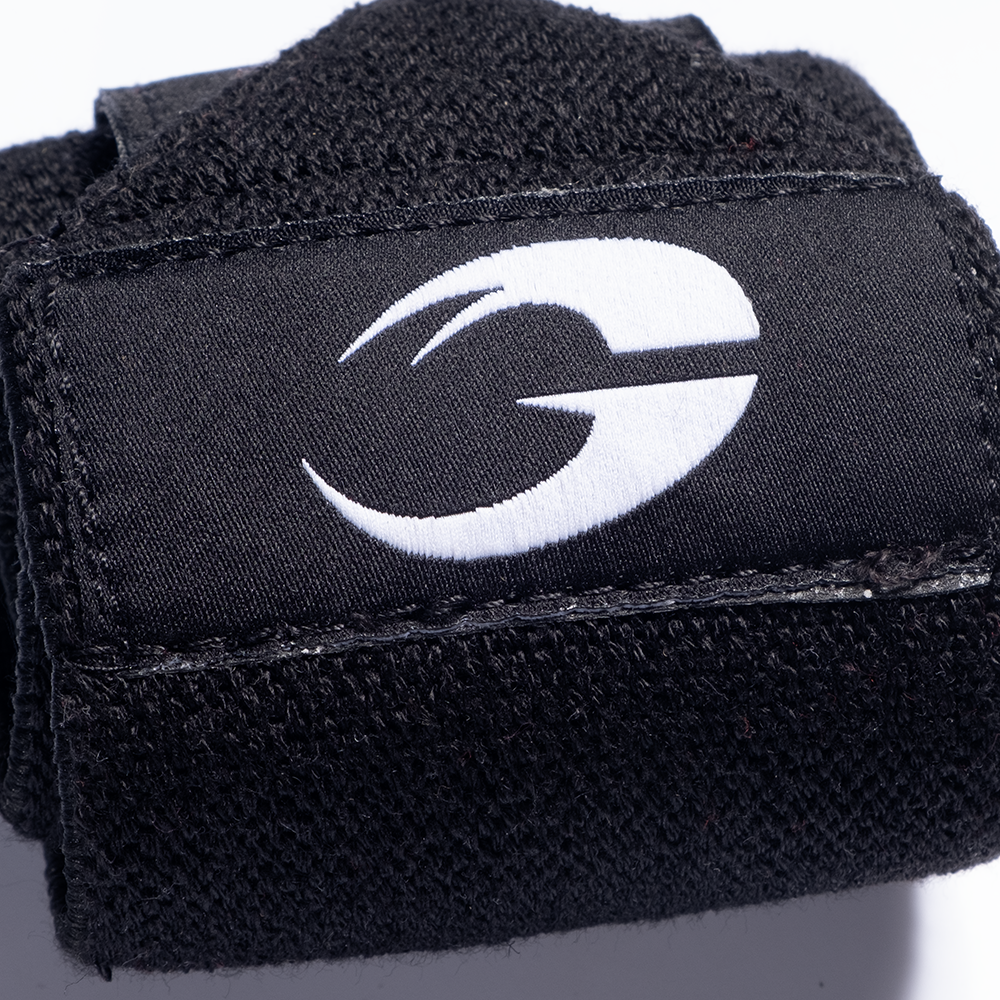 Hardcore Wrist Wraps 18" - Black/White