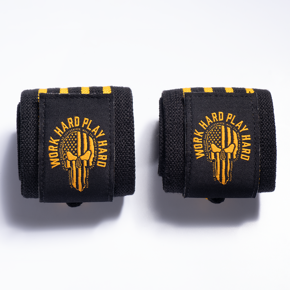 Hardcore Wrist Wraps 18" - Black/Yellow