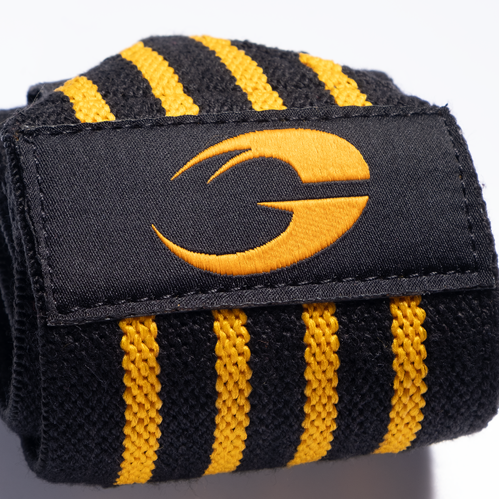 Hardcore Wrist Wraps 18" - Black/Yellow