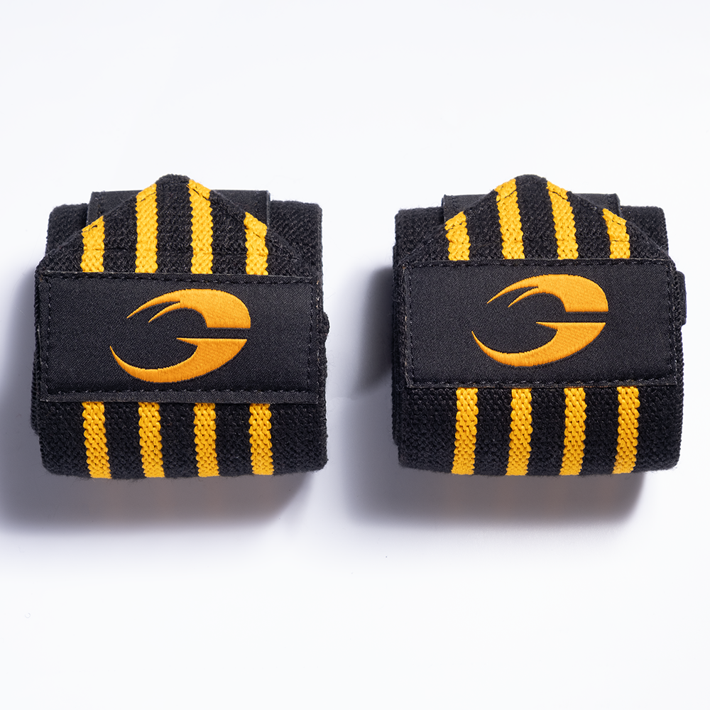 Hardcore Wrist Wraps 18" - Black/Yellow