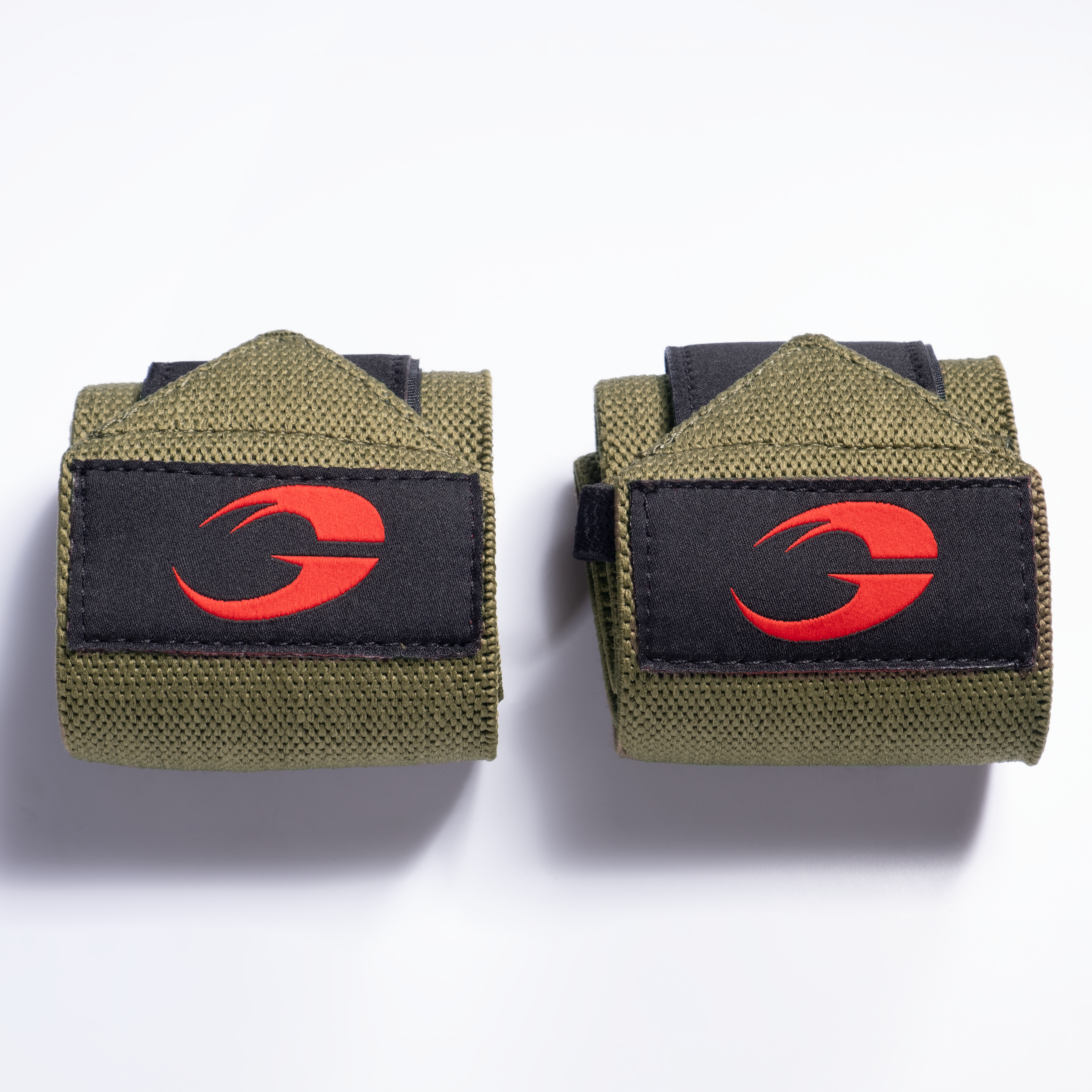 Hardcore Wrist Wraps 18" - Green/Red