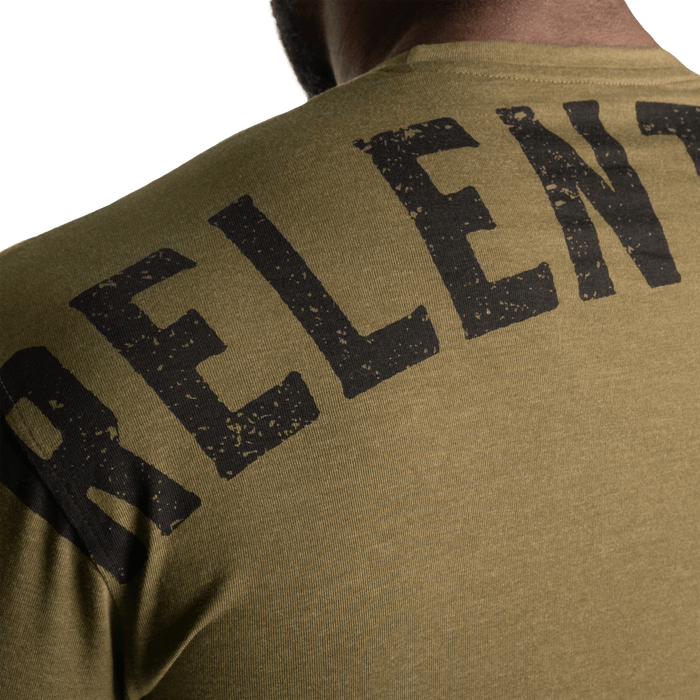 Skull Standard Tee - Army Green Melange