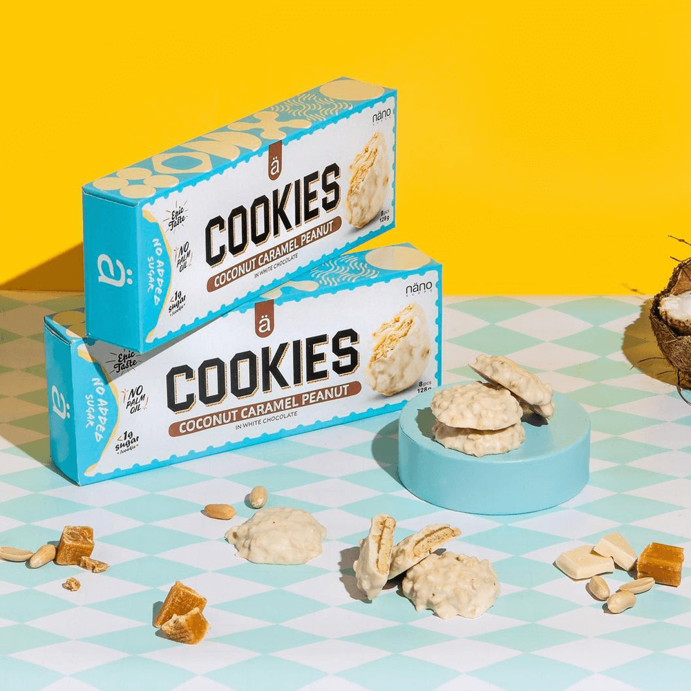 Cookies Coconut Caramel Peanut - 8x16g.