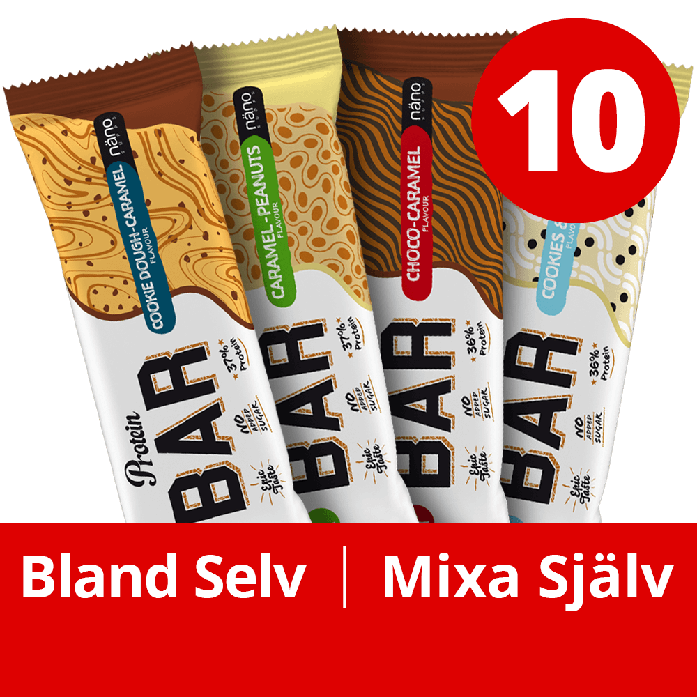 Protein Bar Mixed Box - 10x55g.