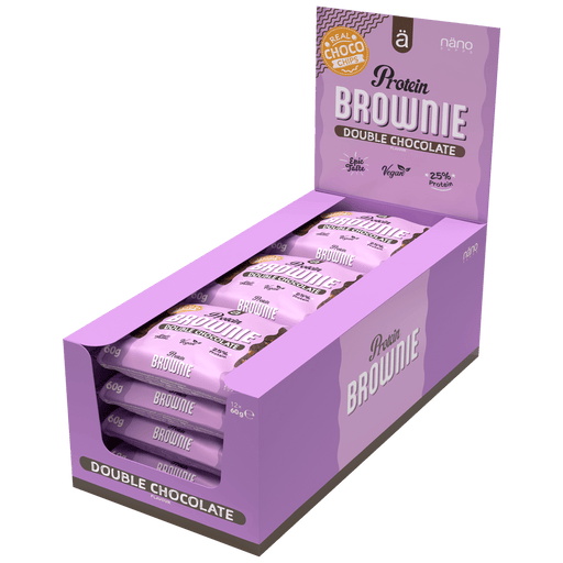 Protein Brownie Double Chocolate - 12x60g.