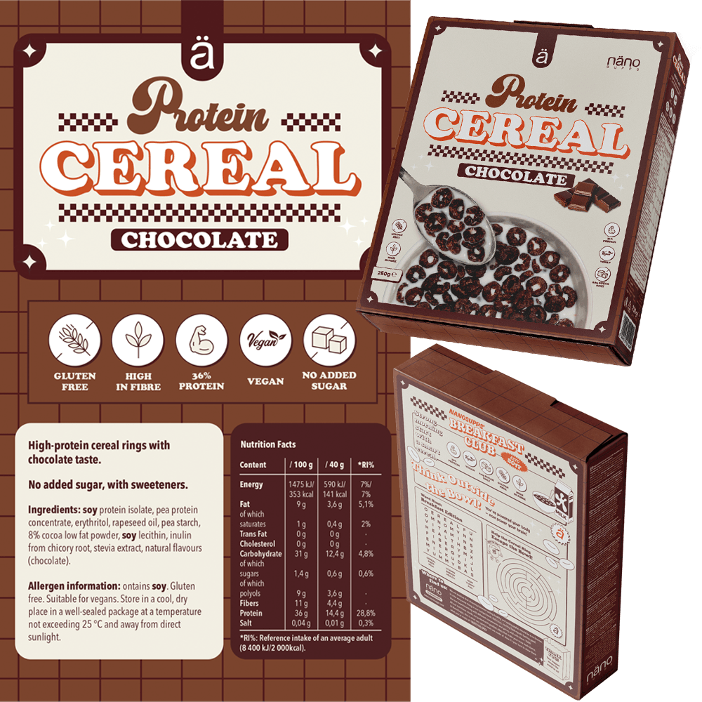 Protein Cereal Chocolate - 250g.