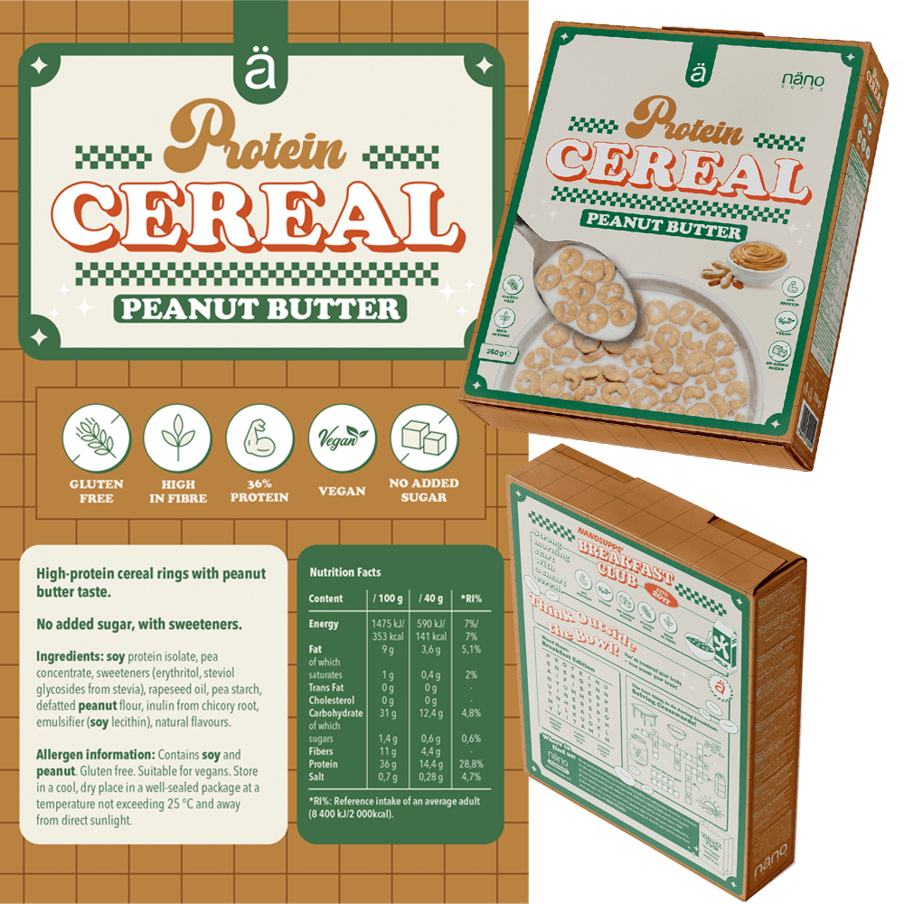 Protein Cereal Peanut Butter - 250g.