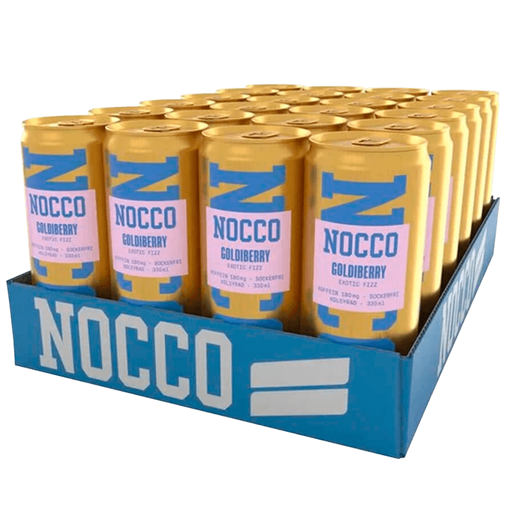 NOCCO Goldiberry - 24x330ml. (inkl. SE pant)