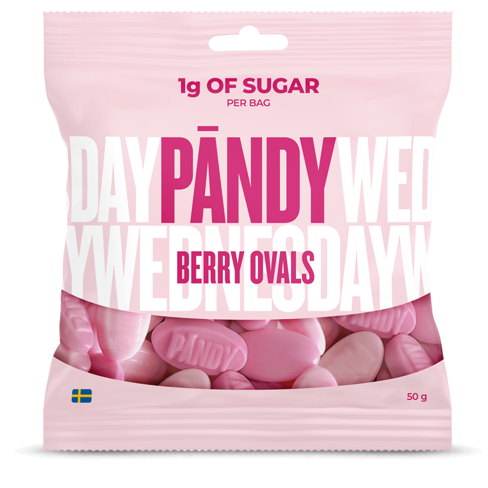 Pändy Candy Berry Ovals - 6x50g.