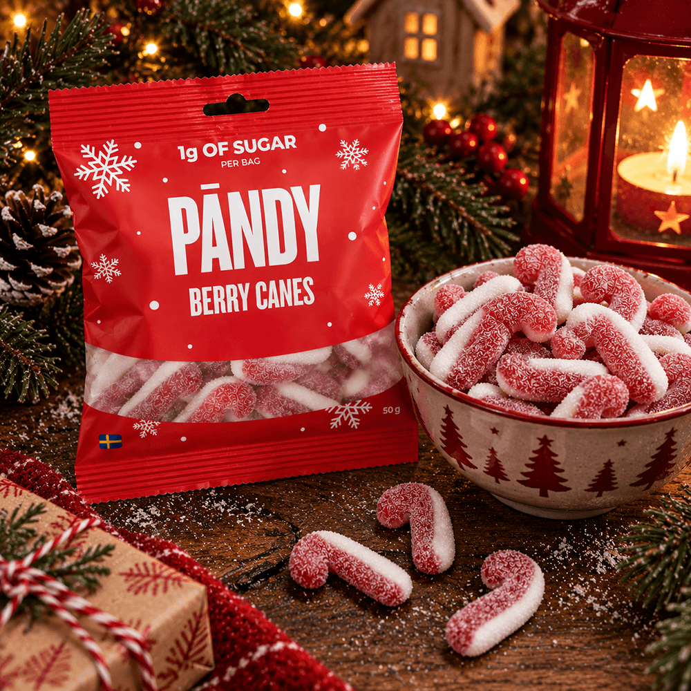Pändy Candy Berry Canes - 6x50g.