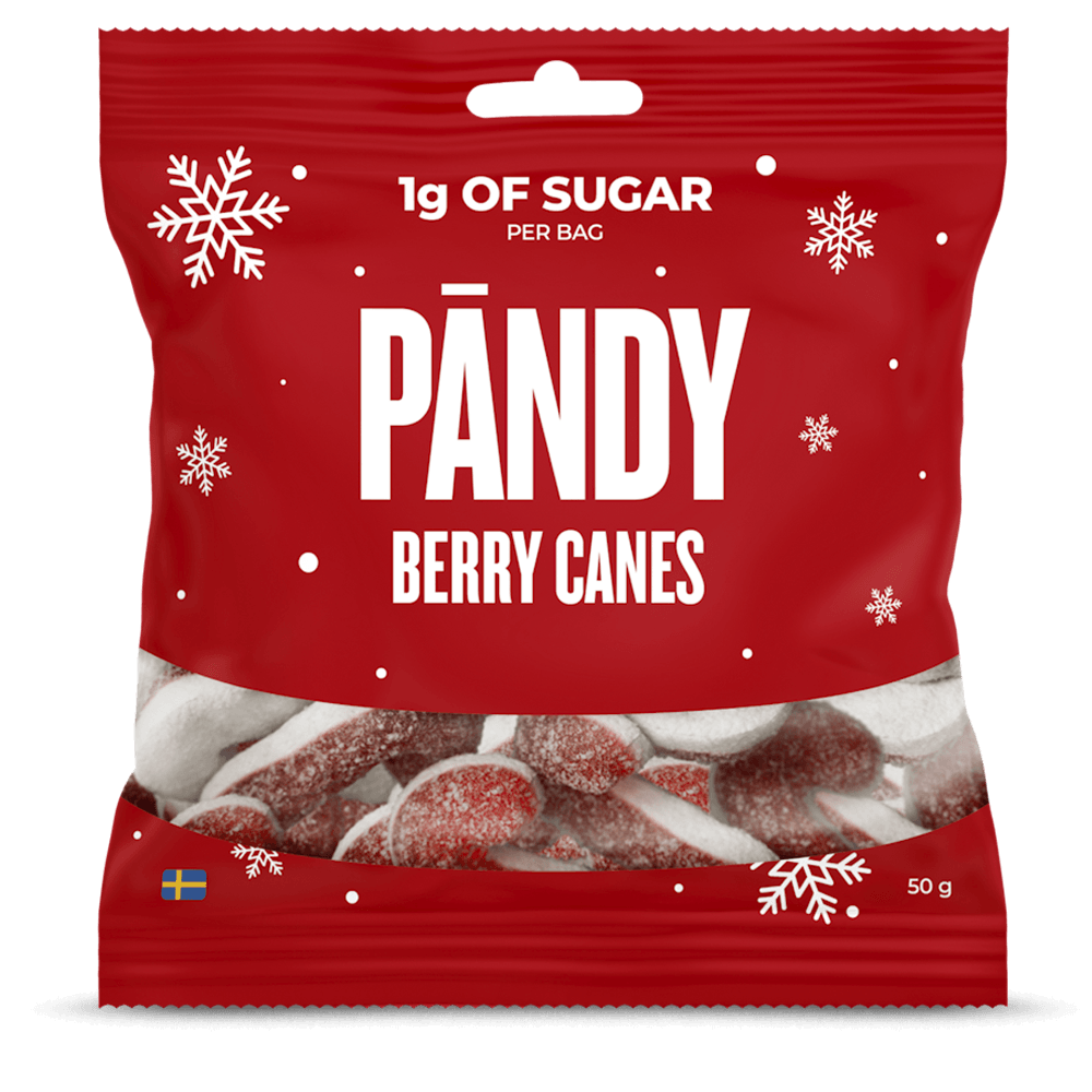 Pändy Candy Berry Canes - 50g.