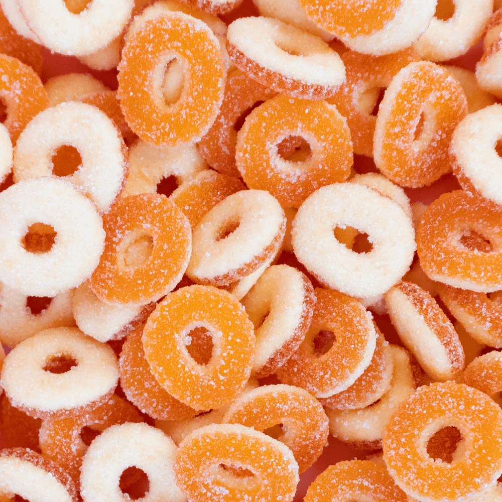 Pändy Candy Peach Rings - 50g.