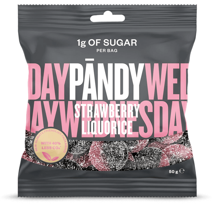 Pändy Candy Strawberry Liquorice - 50g.