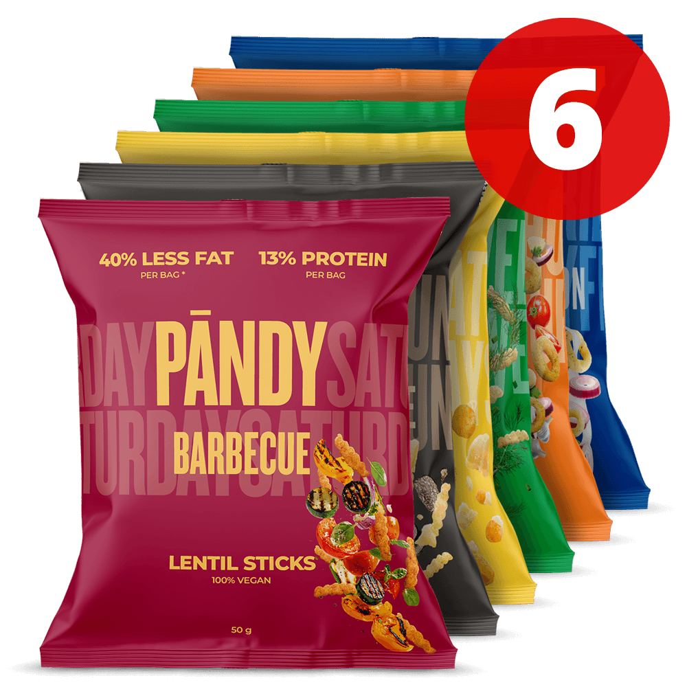 Mixed Pändy Chips - 6x50g.
