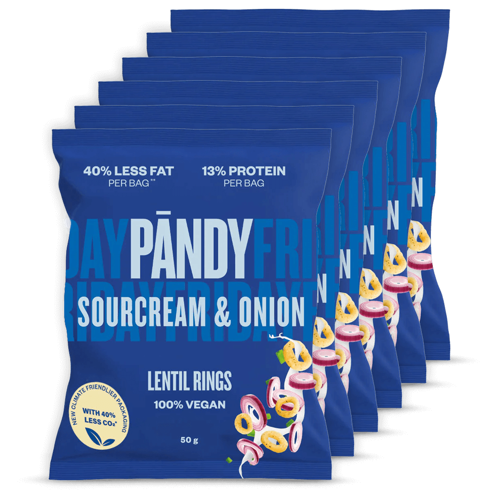 Pändy Chips Sourcream & Onion - 6x50g.