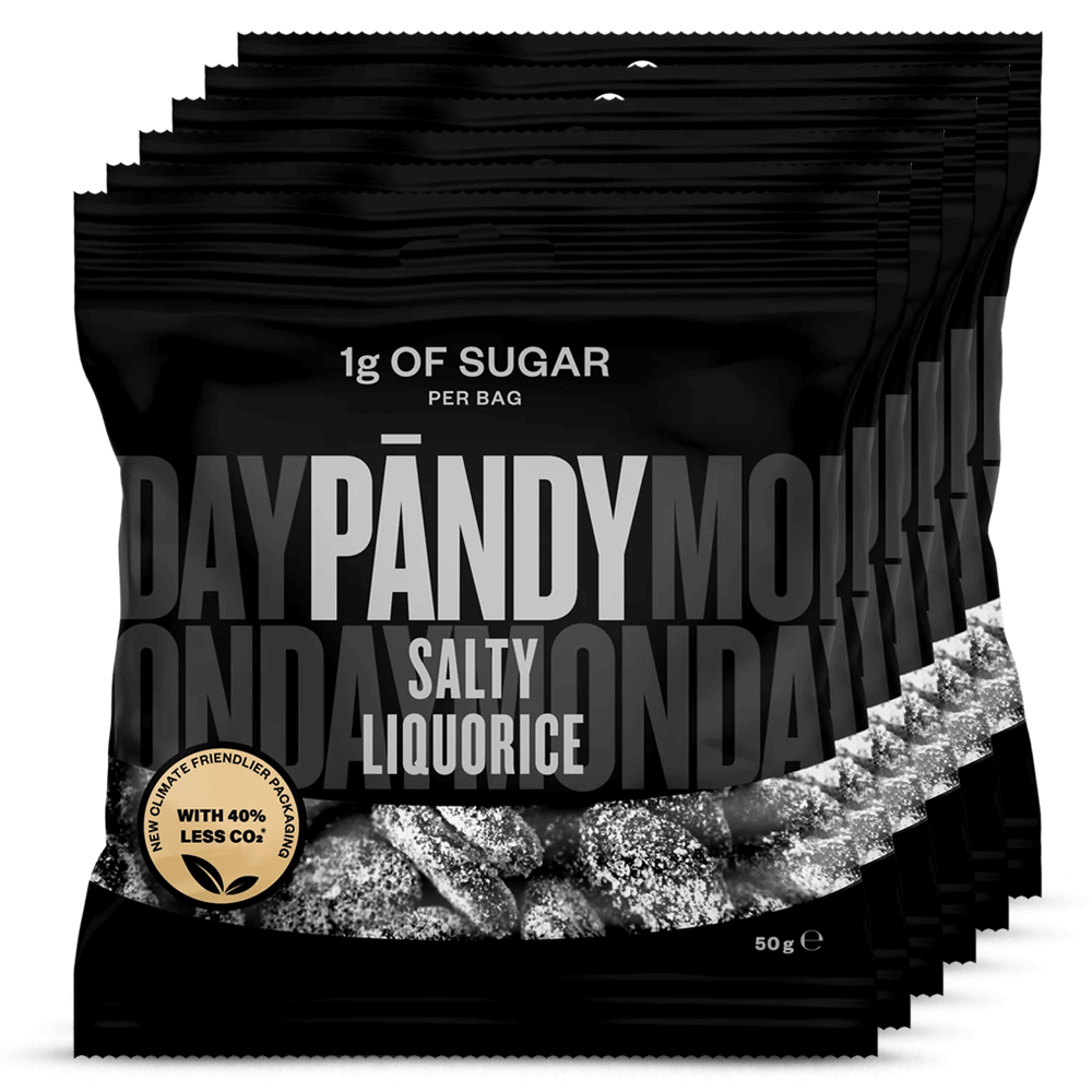 Pändy Candy Salty Liquorice - 6x50g.