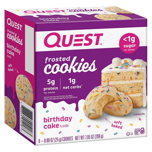 Protein Frosted Cookies Birthday Cake - 8x25g.