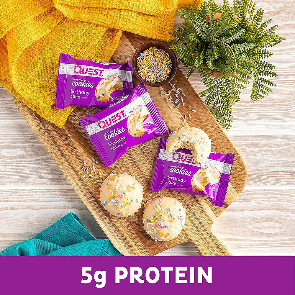 Protein Frosted Cookies Birthday Cake - 25g.