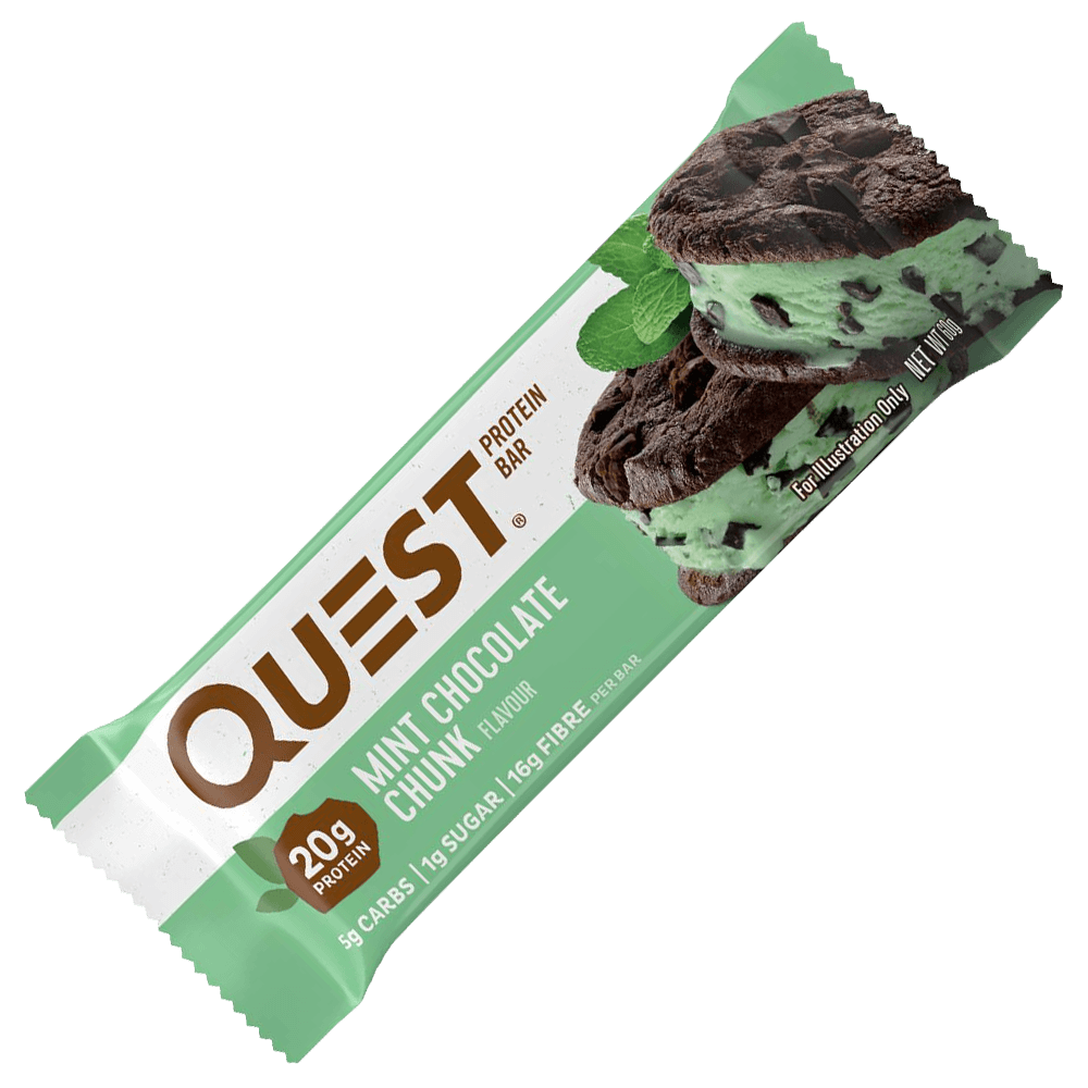 Quest Protein Bar Mint Chocolate Chunk - 12x60g.