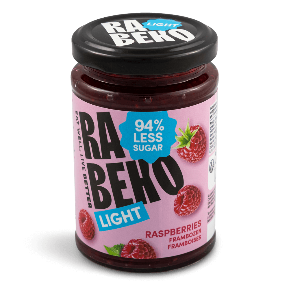 Rabeko Light Jam Raspberry - 235g.