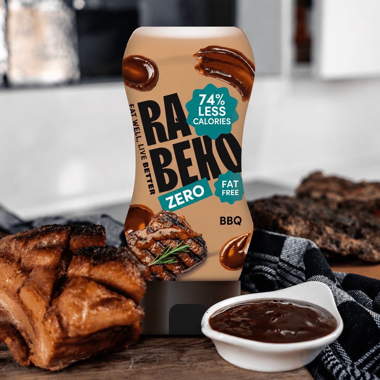 Rabeko Zero BBQ Sauce - 350ml.